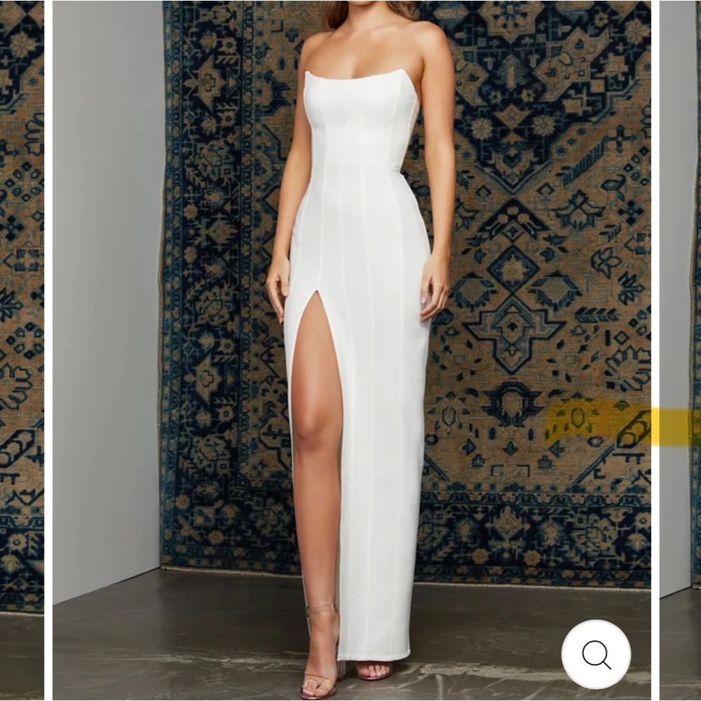 White Runway Leyla Dress